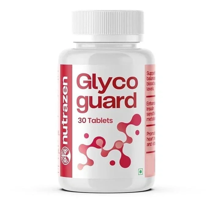 Glycoguard blood sugar support capsule bottle