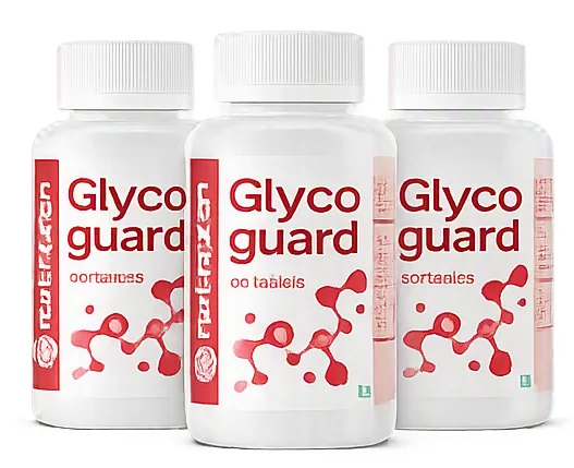 Glycoguard blood sugar support capsules three-bottle pack